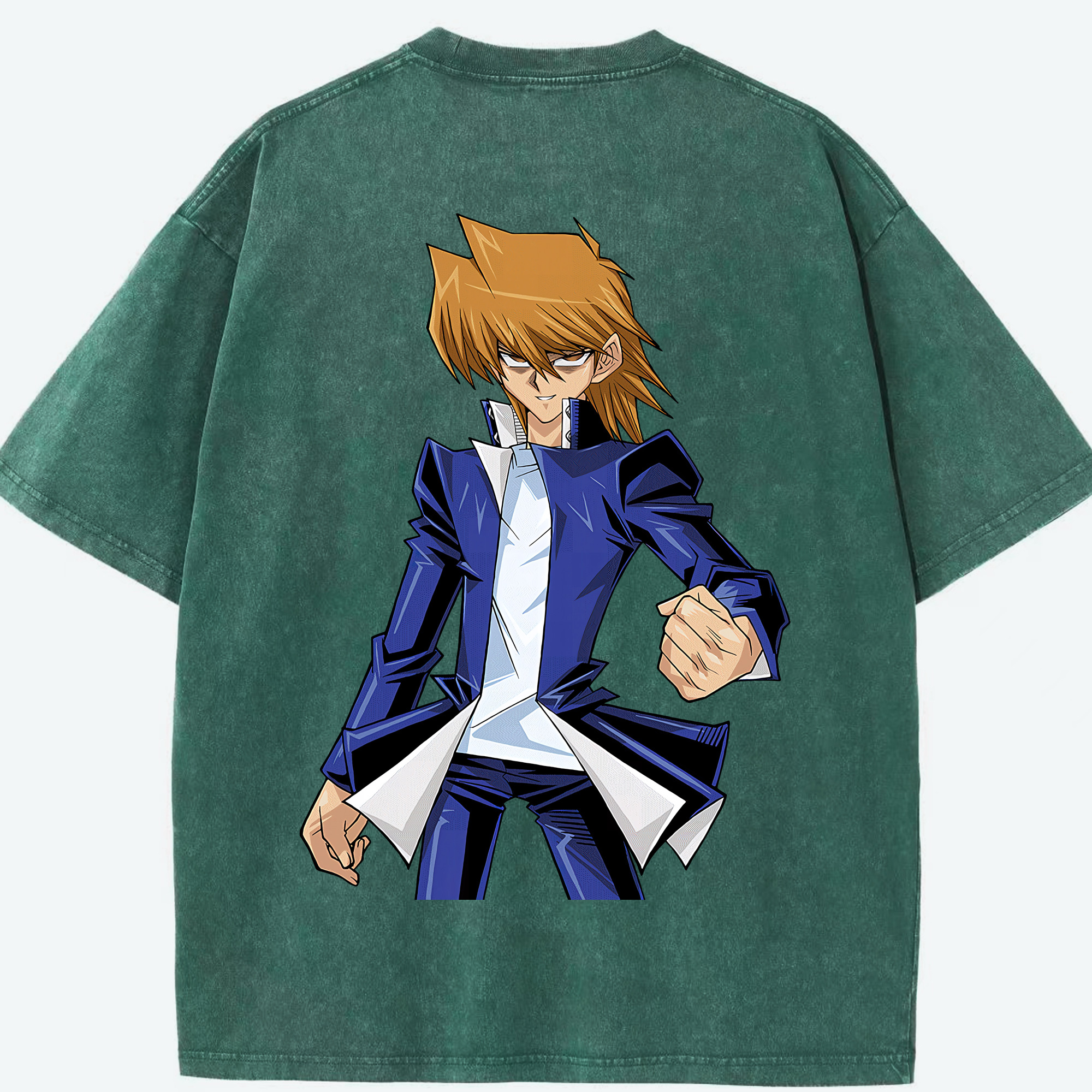 （画像用） 遊☆戯☆王 Yu-Gi-Oh! 綿100% ヴィンテージ風 半袖Tシャツ（背面プリント）